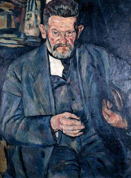 Porträt von Heinrich Zille / Erich Büttner: Öl auf Leinwand, 1923