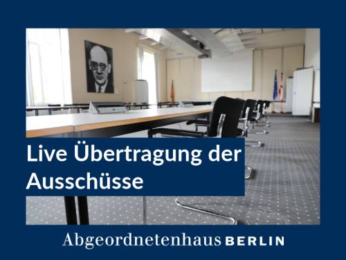 Blick in den Ausschusssaal