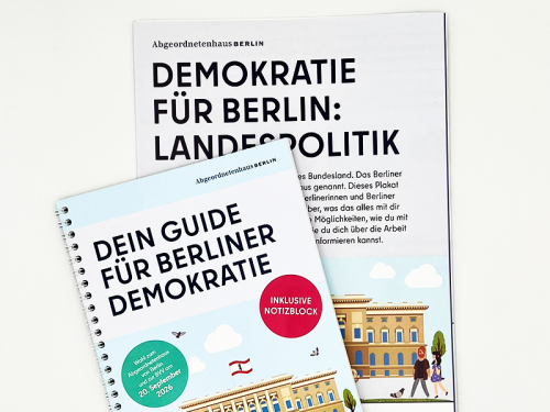 Unterrichtsmaterialien von oben fotografiert